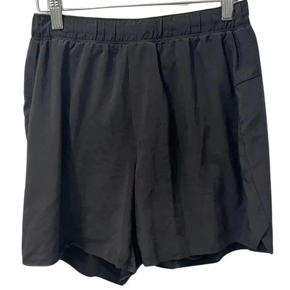 Lululemon Tracker Shorts Womens Medium Black Lined Running Athletic Gym - Picture 2 of 10